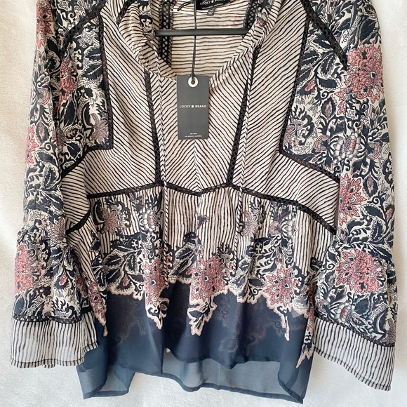 NOT FOR SALE Lucky Brand Blouse Size Medium NWT - Picture 1 of 8